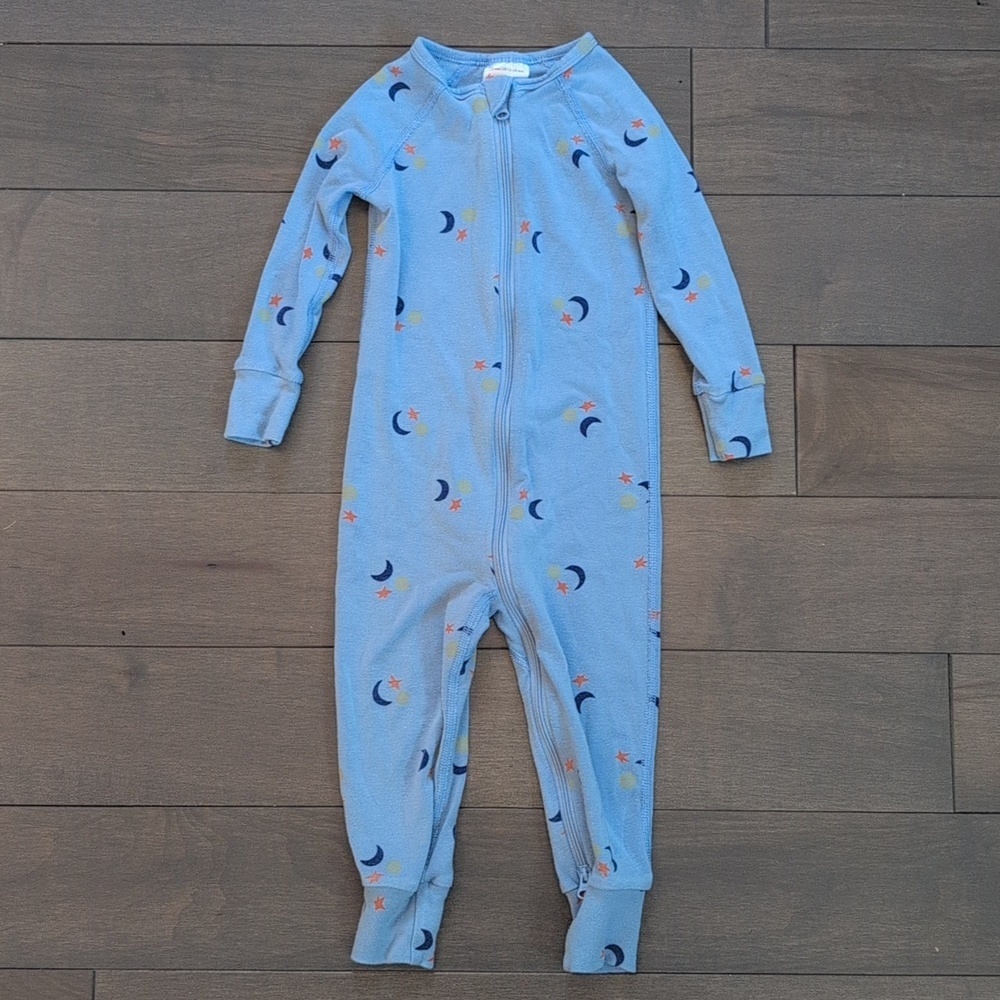 Hanna Andersson 12-18 Month HannaSoft Stretch Moon and Star Print Sleeper